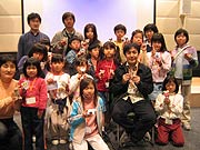 「ペーパーわんこ」ワークショップ写真